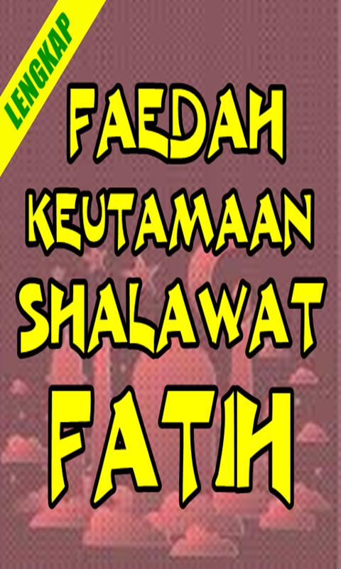 download sholawat fatih mp3 gratis